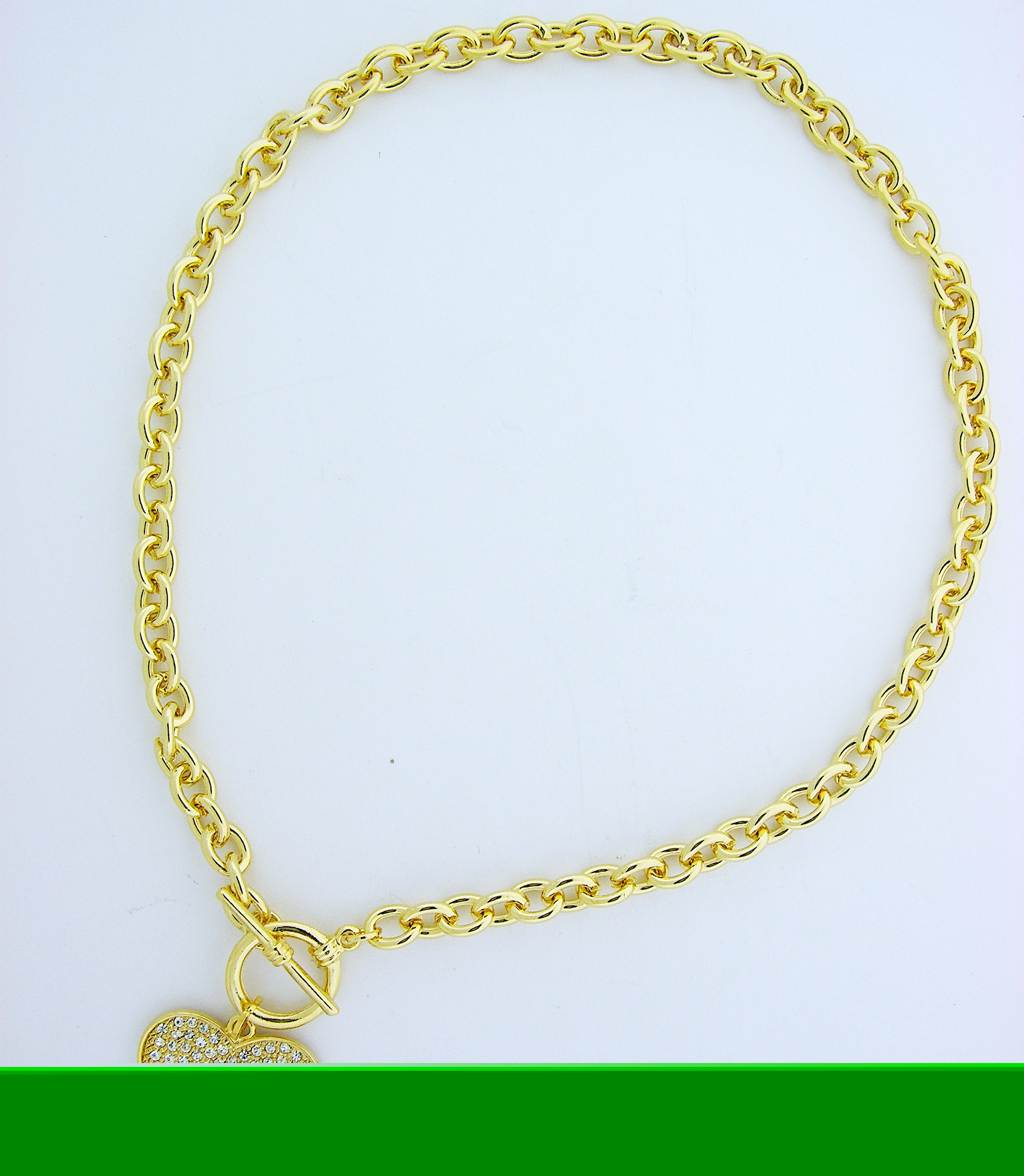 14K Gold Plated Heart Necklace