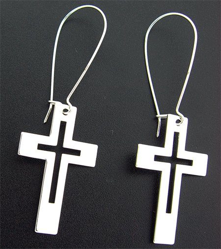 Cross earrings