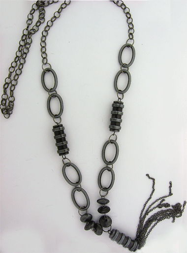 Dark Gray Necklace