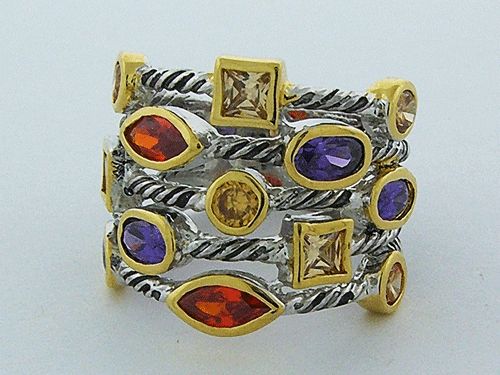 Cable Confetti Ring