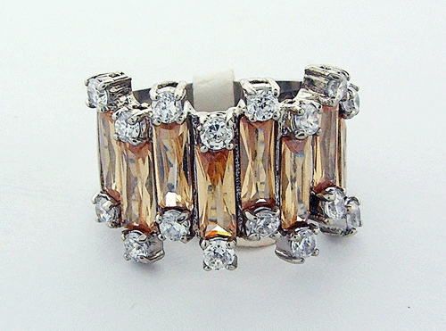Sterling Silver Champagne Ring