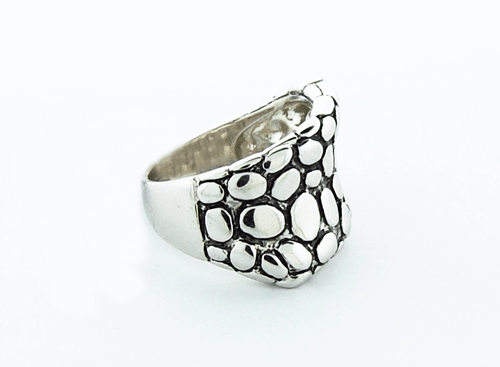 Sterling Silver Hammed Ring