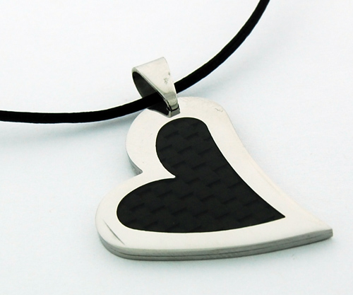 Stainless Steel Heart Pendant