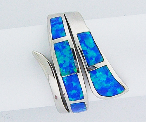 Blue-Green Opal Ring