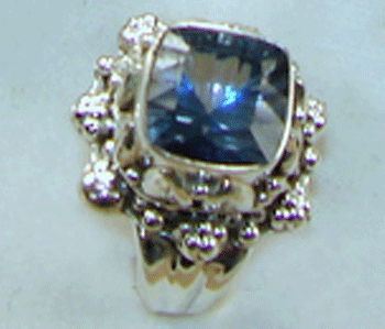 Blue Mystic Topaz Sterling Silver Ring